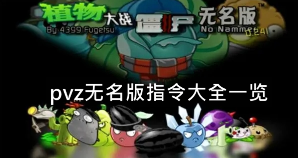 pvz无名版指令有哪些图1